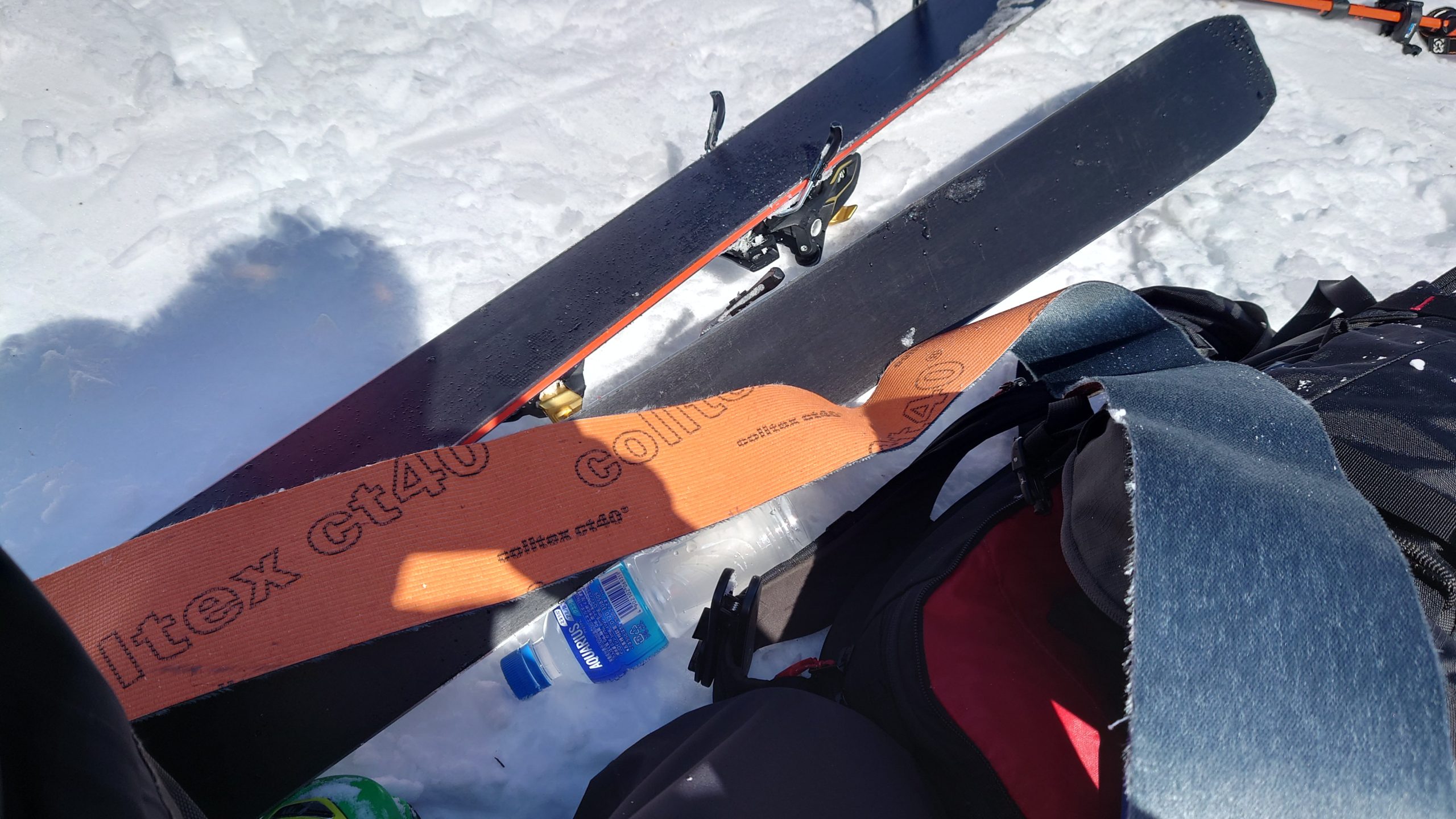 前武尊バックカントリーで初のキングピン - バックカントリー