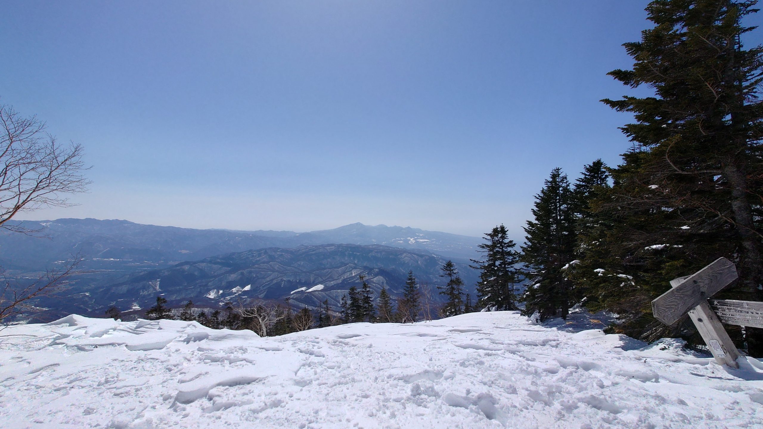 前武尊バックカントリーで初のキングピン - バックカントリー